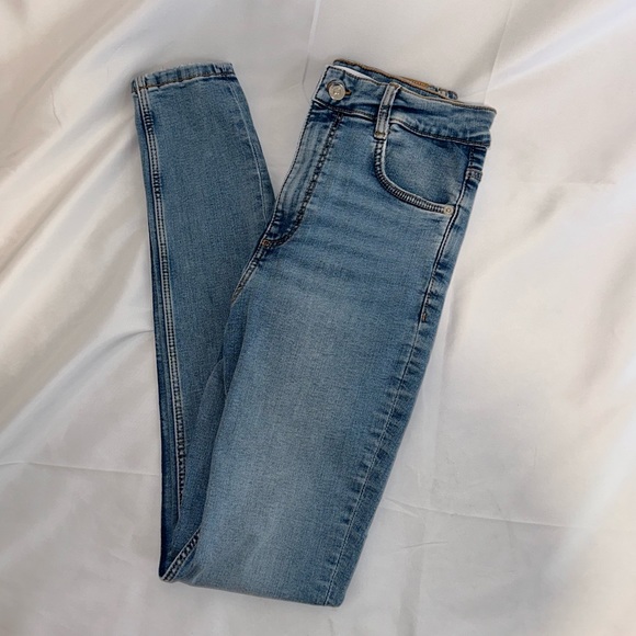 Zara High Rise Skinny Stretchy Jeans - Picture 7 of 9